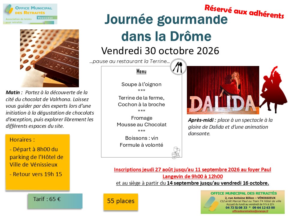 6 affiche sortie Valrhona 30 octobre